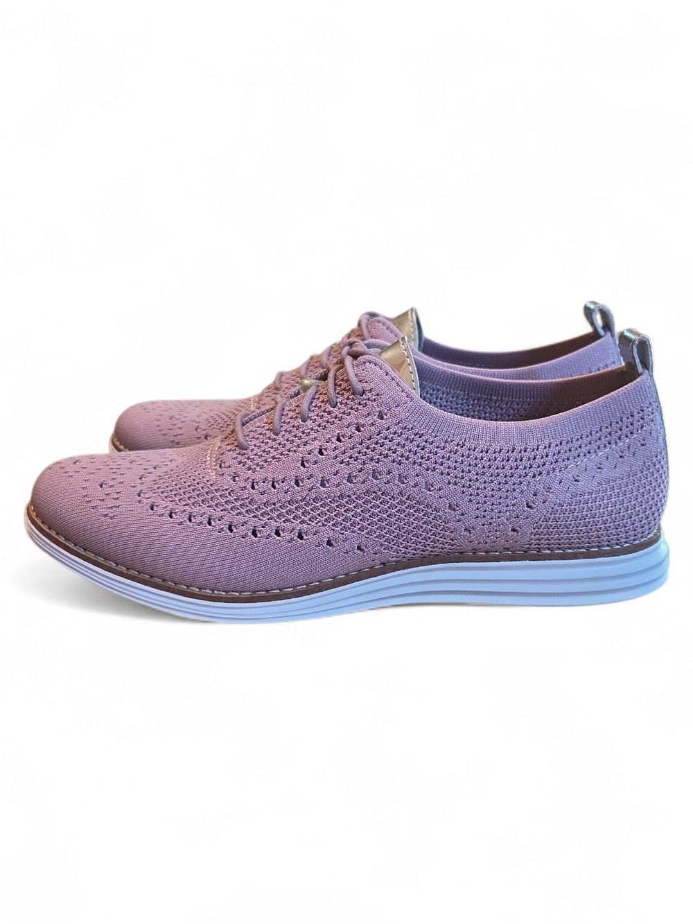 Cole Haan Originalgrand Stitchlite Wingtip Oxford In Color Eldenberry Size 9B - Picture 4 of 8